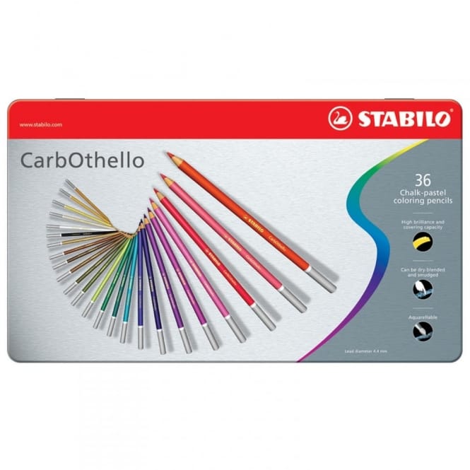 CarbOthello - Tin of Assorted Colours 12,24,36