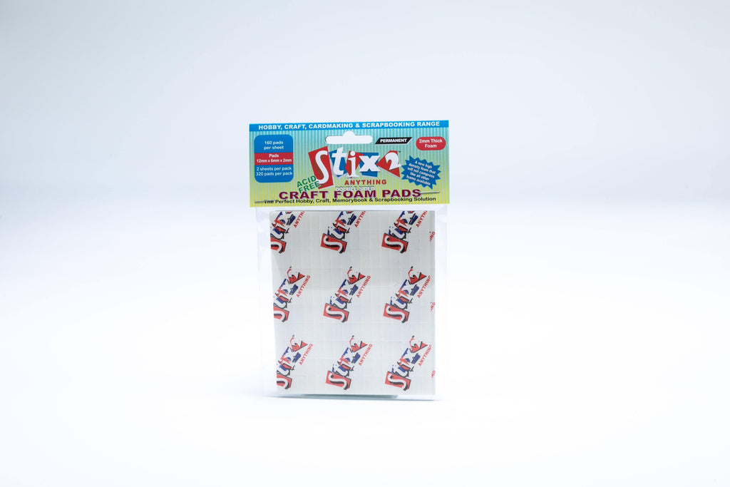 Stix2 Craft Foam Tape Roll Double Sided | 12mm x 2mm x 2m